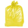 Saco de Lixo Colorido - 100 Unid - Cor: Amarelo, Vol: 20Lx0,06micras