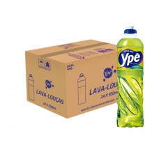 Detergente Capim Limão Ypê 500mL  - Caixa com 24 Unidades